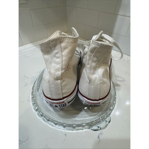 Converse Unisex Chuck Taylor All Star Hi-Top, Optic White, Size M6.5/W8.5 - Picture 9 of 16